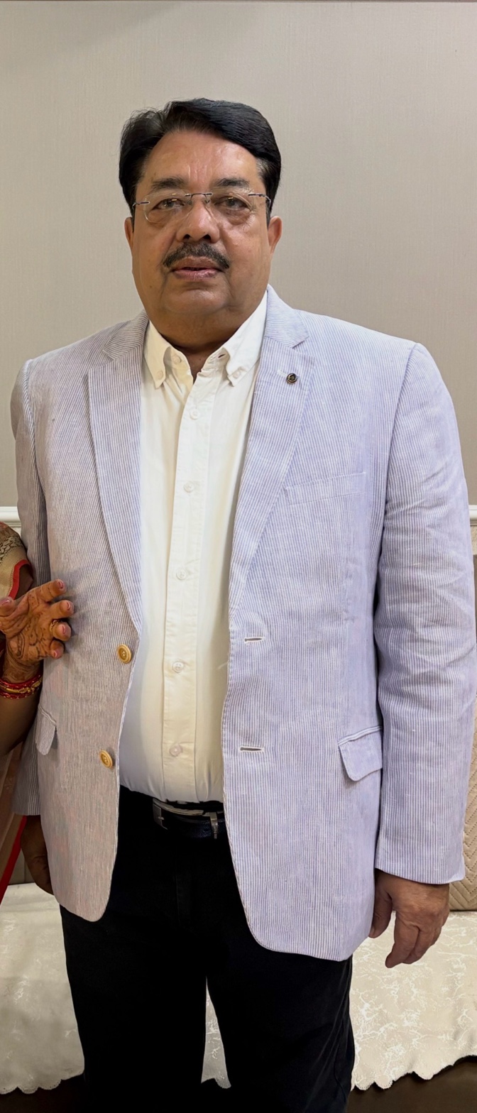 Surender Kumar in formal attire